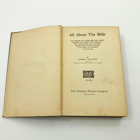 All About The Bible by Sidney Collett Published by The Christian Witness Company - Picture 7 of 11